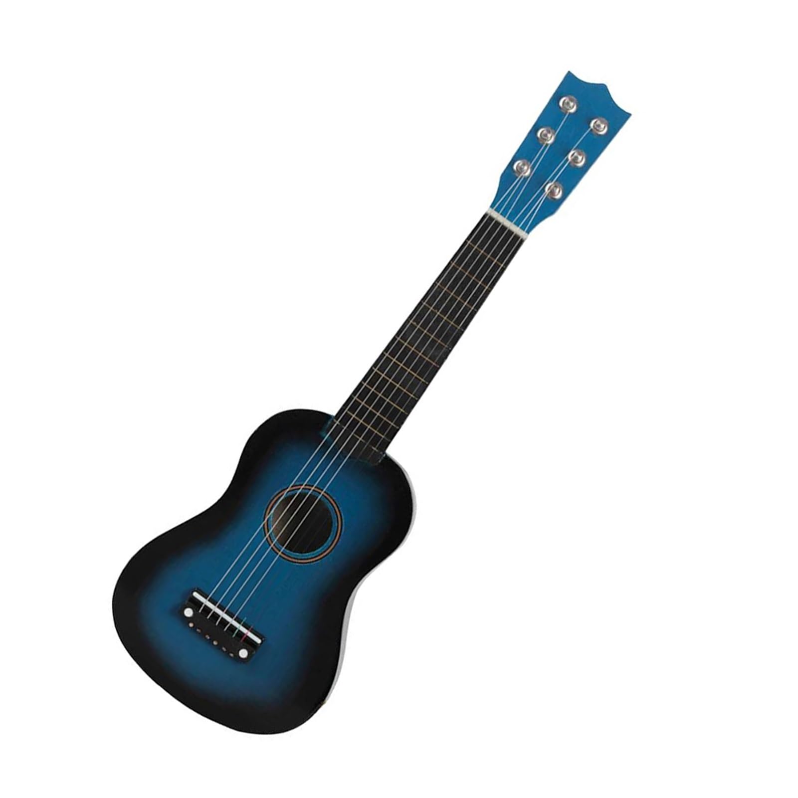 Guitarra infantil de 21 pulgadas, instrumento popular, ukelele, instrumentos musicales, madera azul(Blue)