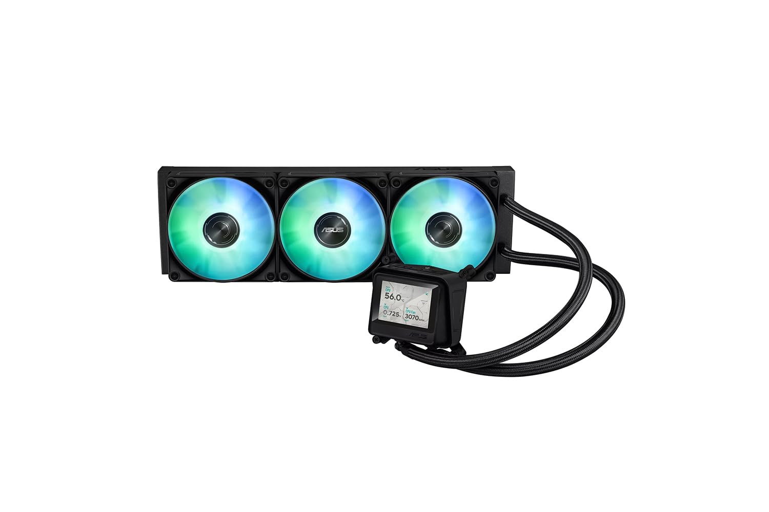 ASUS MAX Gaming LC 360 ARGB LCD, czarny (90RC01G1-B0EAY0)