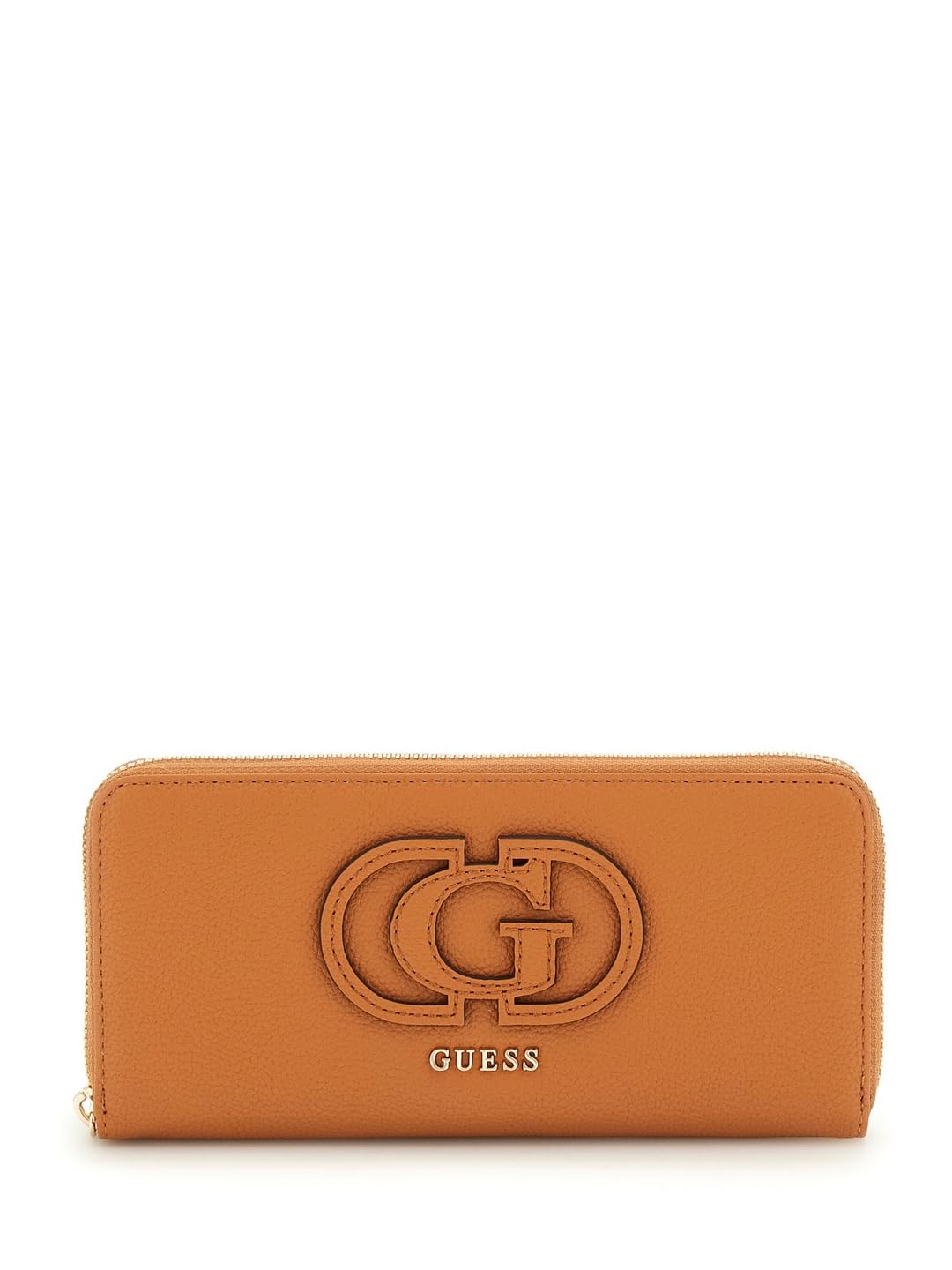 guess Cognac Solid Calebra Large Zip Around Wallet-picture-16