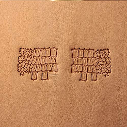 Sea Crocodile Skin Leather Stamp Tool Stamps Stamping Carving Punches Tools Craft Leathercrafting