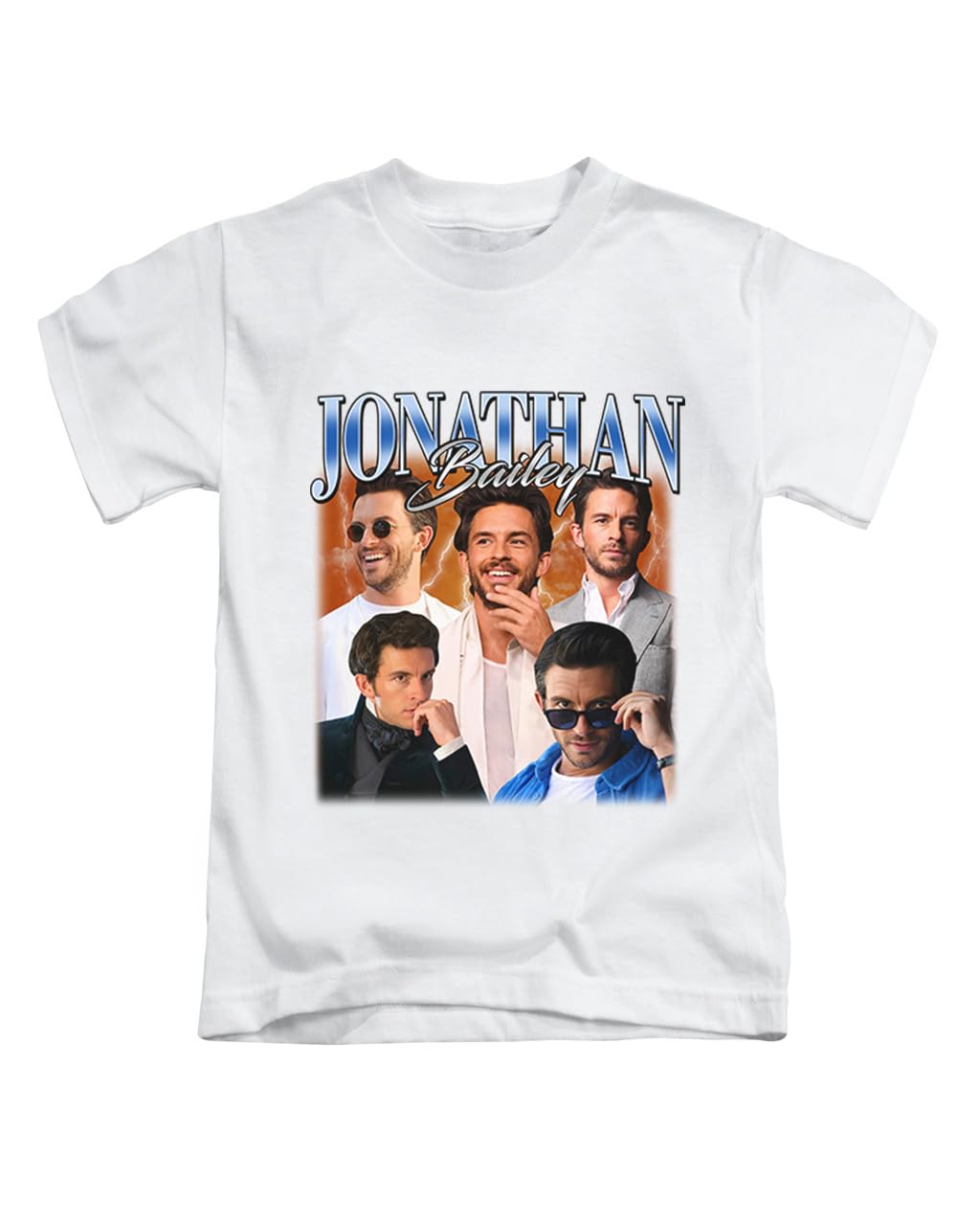 Taylor Brown Unisex White Jonathan Bailey, Trending Graphic Tee Vinatge Design Tee T-Shirt Funny T Shirt Top