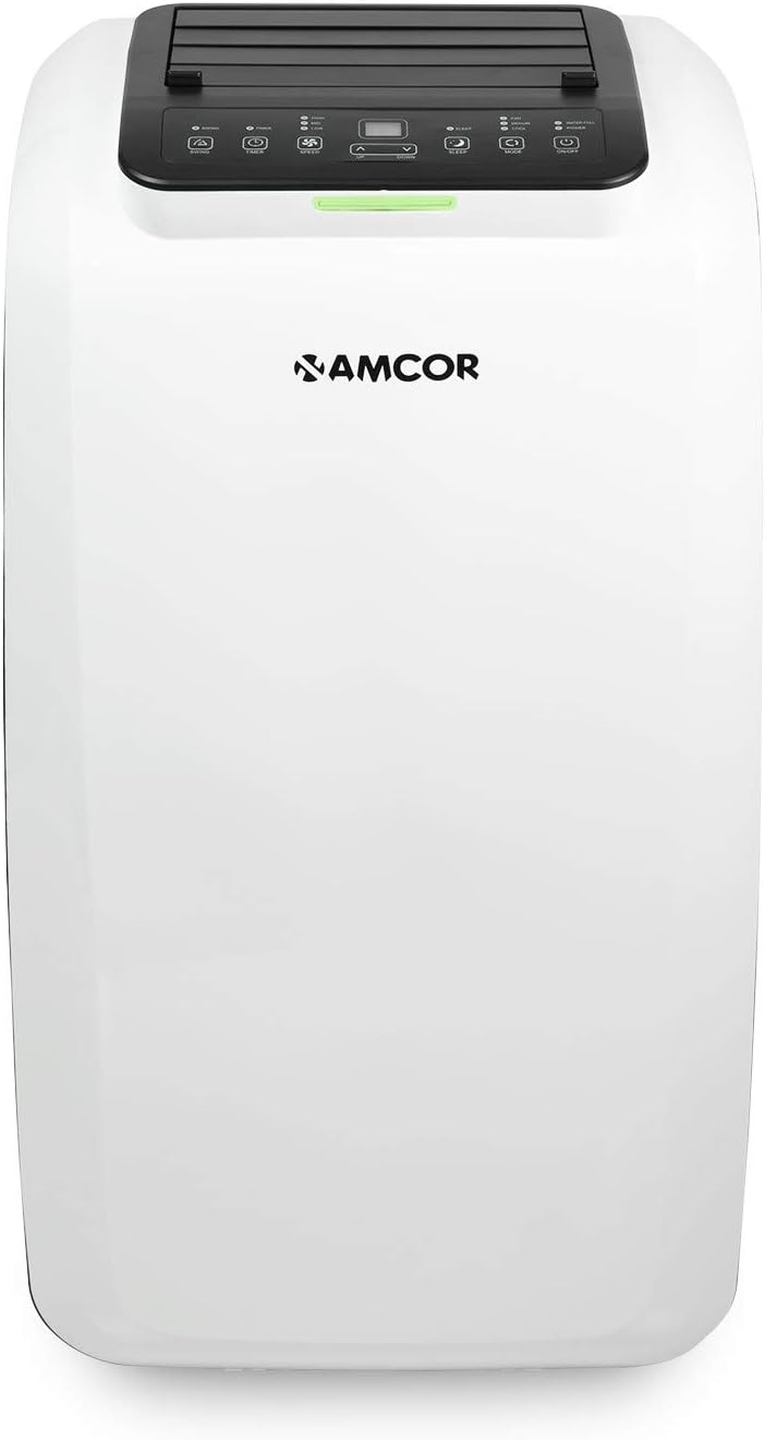 Amcor 12000 BTU Portable Air Conditioning Unit Mobile Air Conditioner 1.16 kW - White