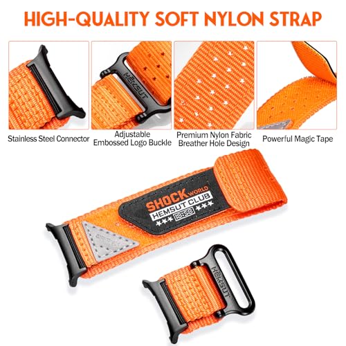Image of Nylon Watch Band Compatible with Samsung Galaxy Watch Ultra 1 /2. | Millitary Nylon Strap Galaxy Watch Ultra -47mm for Men.