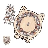 lisutupode Puzzle In Legno A Forma Di Gatto Morandi Da 135 Pezzi 23,7x21,8 Cm Puzzles In Legno A Formas Di Gattos Simpatico Con Cornice Di Contorni Di Adorabile Per Amanti Dei Gatti Casa