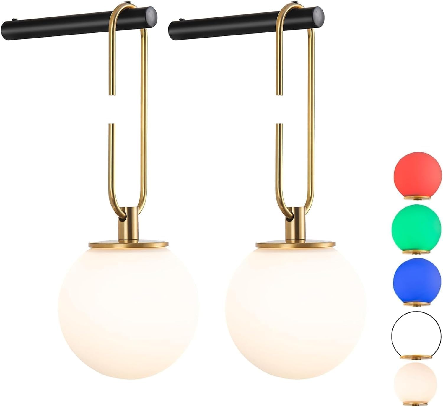 SXSCARKX Battery Operated Wall Sconce Set of 2, Lights with Remote, Dimmable Wireless Sconces Control-Non Hardwired Sconce-Easy to Install-for Bedroom Farmhouse Bedside Reading Light