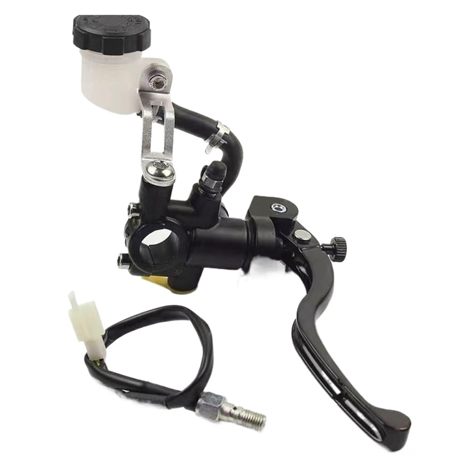 Leva frizione freno moto Per Yamaha per Kawasaki per Suzuki Freno frizione universale per moto(Black right)