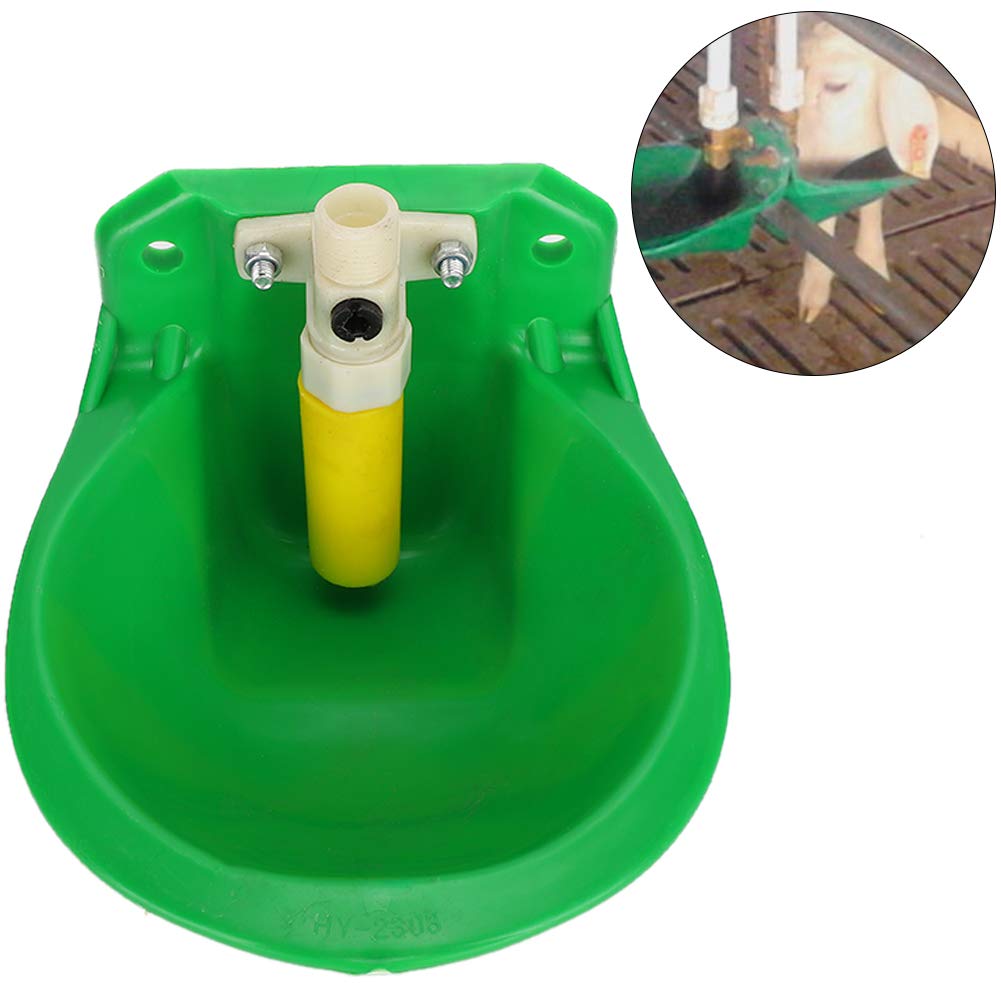 Bebedero para pollos, 5 piezas, comedero grande para agua para pollos, bebedero para aves de corral, cuenco automático para agua potable para vacas, bebedero para animales,