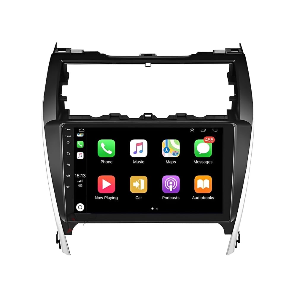 Vorally for 2012-2014 Camry Car Stereo Android 13 10 Inch Built-in Wireless CarPlay Android Auto Bluetooth Head Unit with Wireless Carplay/Android Auto, DSP, Bluetooth, Backup Camera