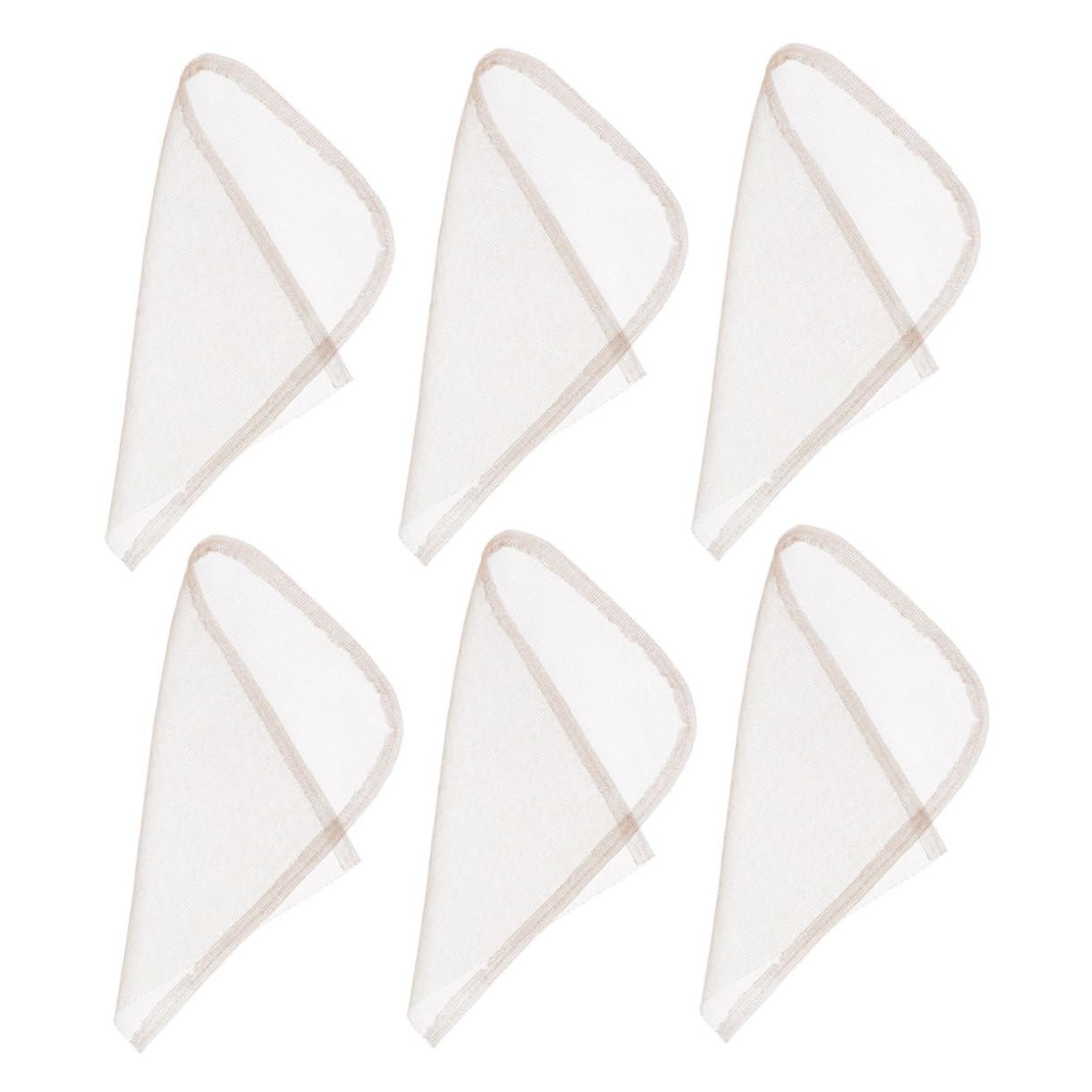 Baluue 6 Pack Wig Caps for Women Elastic Hair Bun Cover Stretchy Wig Cap Lace Frontal Net for Comfortable Wear