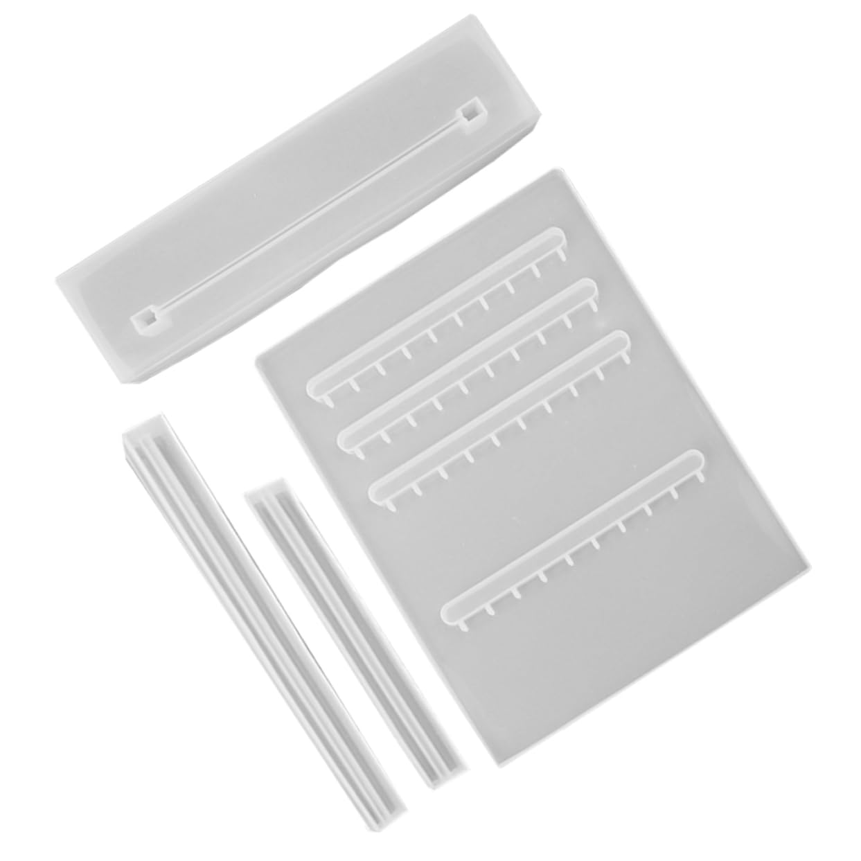 Angoily Stampo in Silicone Flessibile Per Portaoggetti Fai Da Te Per Gioielli Artigianali Facil Usare Pulire