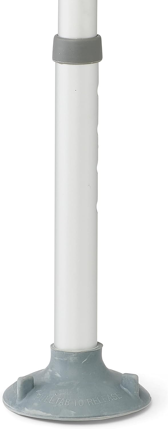 Medline Padded Combination Transfer Bench and Commode, 400 lb. Capacity - Essential Bathroom Aid for Elderly and Disabled