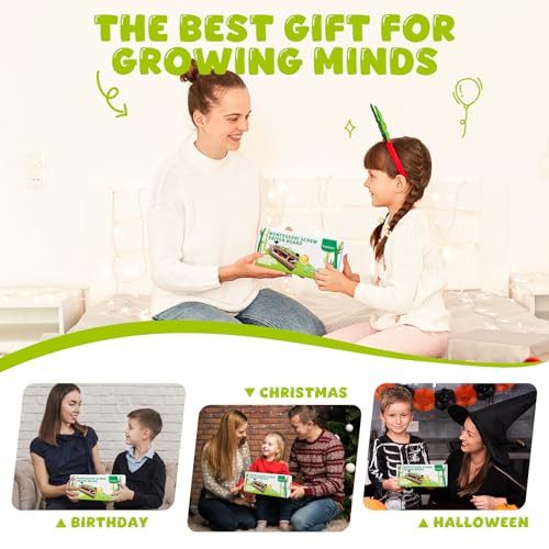 TenFans Montessori Busy Board for Toddlers 3-5 Years, Wooden Screwdriver Activity Board, Fine Motor Skills & Sensory Development Toy, Preschool Learning & Travel - Image 7