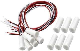 Magnetic Reed Switch RC-35 NC/NO Recessed Wired Door Window Alarm, Magneti Door Switch, Contact Sensor, for Home Security and Burglar Alarm Magnetic Reed Switch,Sets of 6
