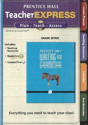Prentice Hall, TeacherExpress Writing And Grammar Grade 7 (CD-ROM)