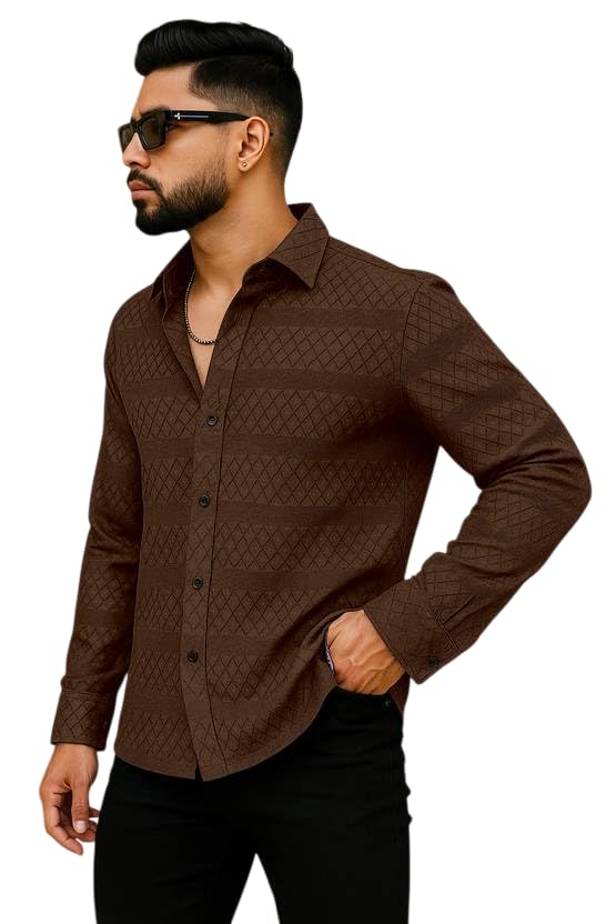 Men's Solid Linen Cotton Shirt, Casual, Plain, Full Sleeve, Summer-Regular Fit, Stylish, Everyday Formal Wear