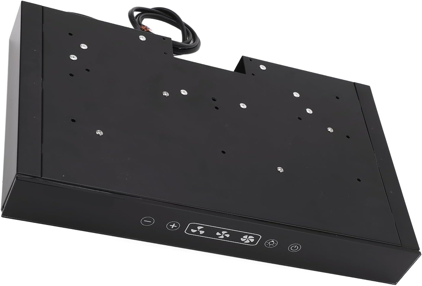 12V Cooking Range Hood 3 Speed Adjustable with Touchable Screen LED Light for RV Kitchen