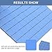 TEHAUX 100pcs Thermal Conductive Silicone Pads - 10mm x 10mm x 1mm Blue Soft Thermal Pads for GPU Heatsink, CPU, SSD, IC Chip Cooling - Non Conductive, High-Performance Heat Conduction for Electronic