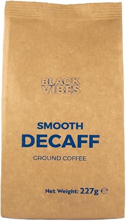 Black Vibes - Decaf Ground Coffee 227g | Smooth Decaf Blend