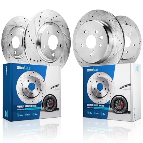 Detroit Axle - Brake Rotors for Lexus GS350 GS450h IS300 IS350 IS200t GS200t RC200t RC300 RC350, 13.15