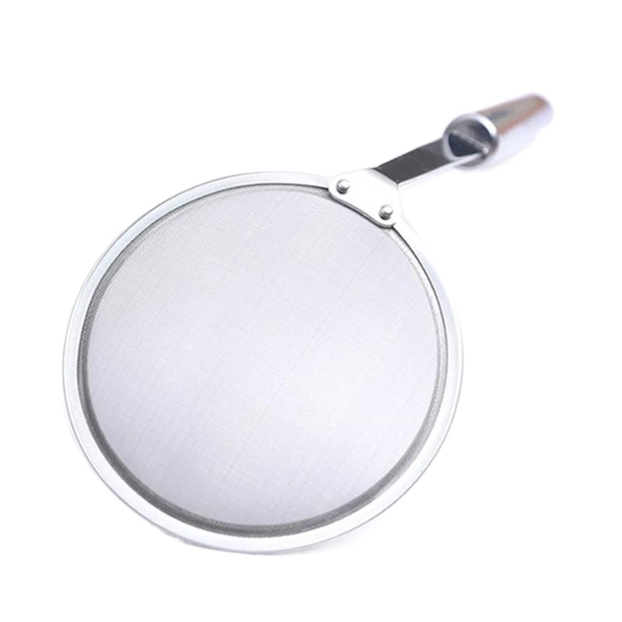 HMTE Sieblöffel Küchensieb Edelstahl Feinmaschiges Sieb Lebensmittelnetz Löffel (Color : Silver, Size : 10cm) (Silver 8cm)