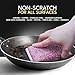 Dish Sponges for Kitchen (6 Pcs Pack) - Non Scratch Scrubbers for Cleaning Dishes - Reusable Dish Sponge Scrub Pads for Dishwashing & Washing - Household Scrubber Supplies & Tool for Pots, Pans, Sink