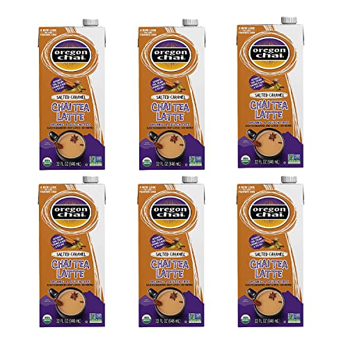 Oregon Chai Salted Caramel Chai Tea Latte Concentrate, 32 Fl Oz (Pack Of 6) #TOP11