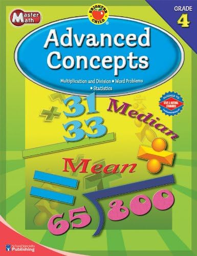 Brighter Child® Master Math: Advanced Concepts, Grade 4 (Brighter Child Workbooks) Paperback – May 15, 2006
