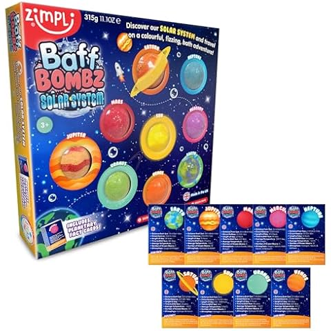 Solar System Bath Bombs Gift Set for Kids Cover