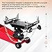 Transmission Jack Adapter for Cars and Trucks, 1100 lbs (0.5 T) Capacity for Gearbox Removal, Dual Functionality for Passenger Cars and Light Trucks
