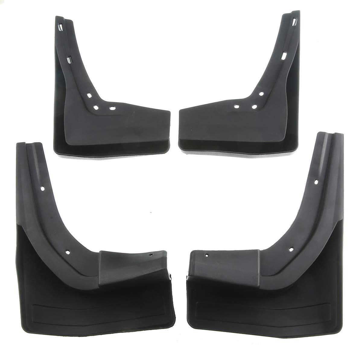 Set of 4 Mud Guards Flaps Replacement for 2015-2019 Mercedes-Benz X166 GLS450 GLS550 4Matic (with Ru