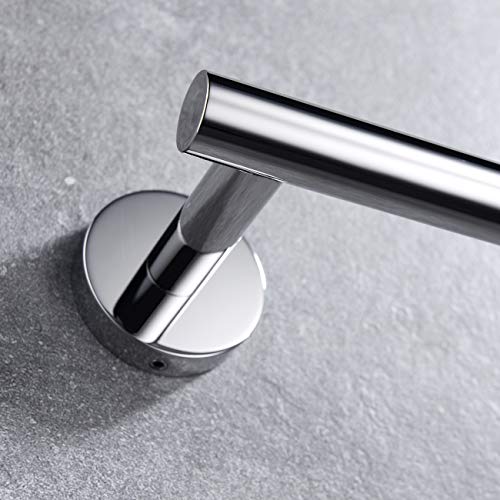 Hoooh 12 Inch Bath Towel Bar Sus 304 Stainless Steel Towel Rack For Bathroom, Kitchen Towel Holder Wall Mount Polished Finish, A100L30-Ch #TOP5
