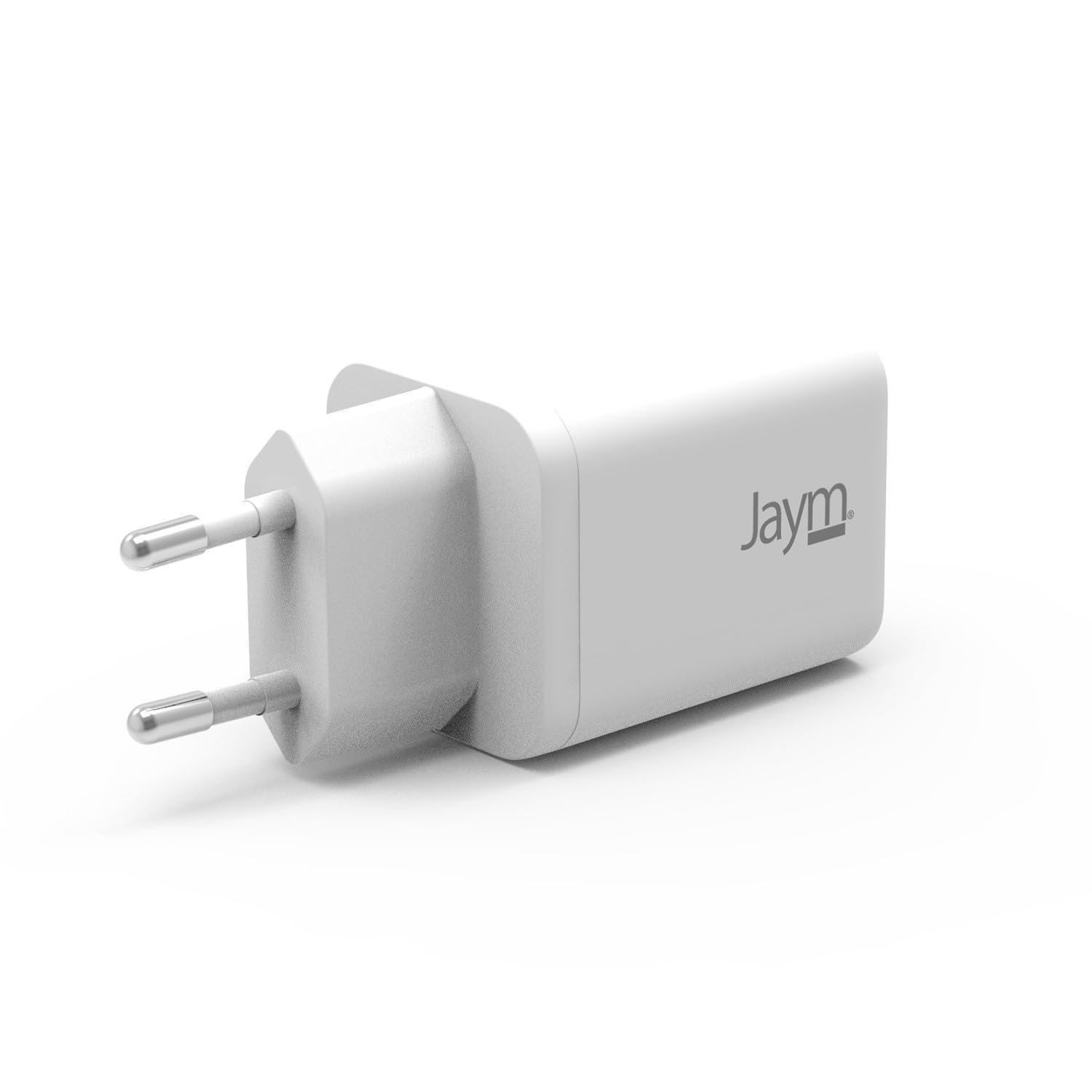 Jaym - Cargador de corriente GaN 65 W + cable USB-C 2 m 100 W Dual USB-C de carga rápida PD PPS para MacBook Pro, iPad, PC portátil, iPhone 17/16, Samsung S26/S25