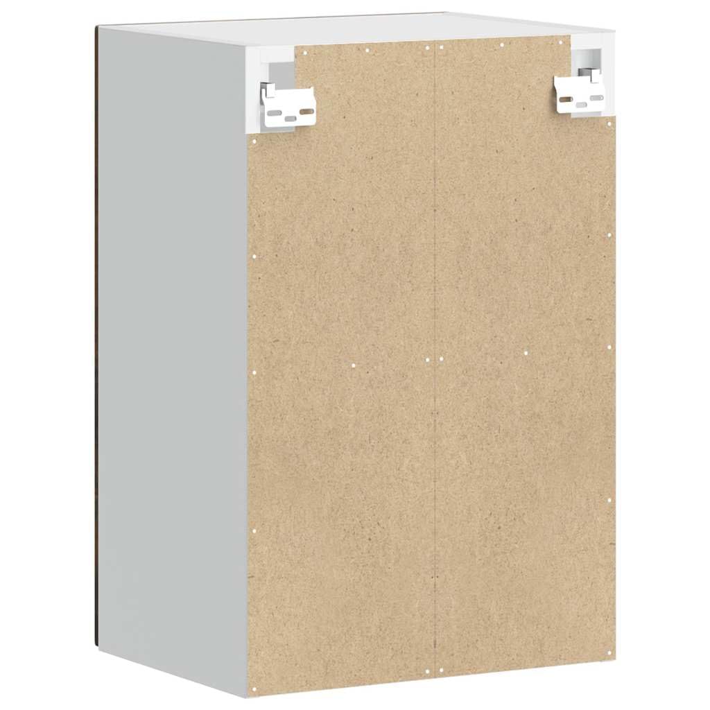 Genérico Armario de Pared para Cocina Puerta Cristal Porto Roble Ahumado,Mobiliario,Armarios y Almacenamiento,Armarios de Cocina,854012