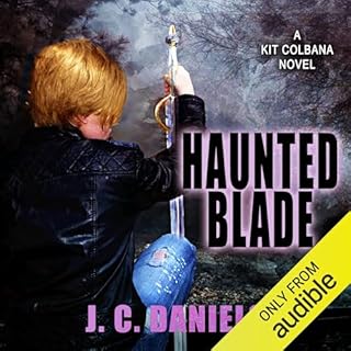 Haunted Blade Audiolibro Por J.C. Daniels arte de portada