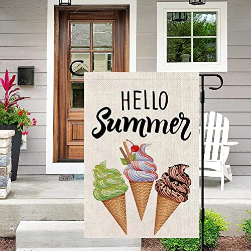 Eiazuiks Summer Garden Flag Floral Spring Double Sided Vertical Rustic Farmhouse Yard Seasonal Holiday Outdoor Decor 12×18 Inch Ef086 #TOP6