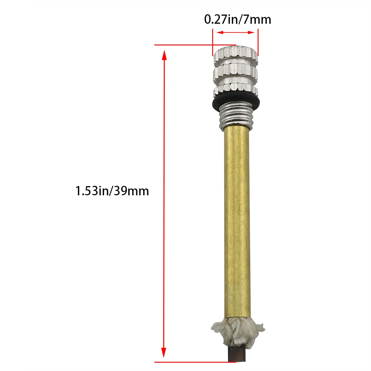 Ruiwaer 10PCS Square Match Stick Replacement Wicks for Hiking Emergency Survival Camping Fire Starter Flint Metal Match Lighter, Silver