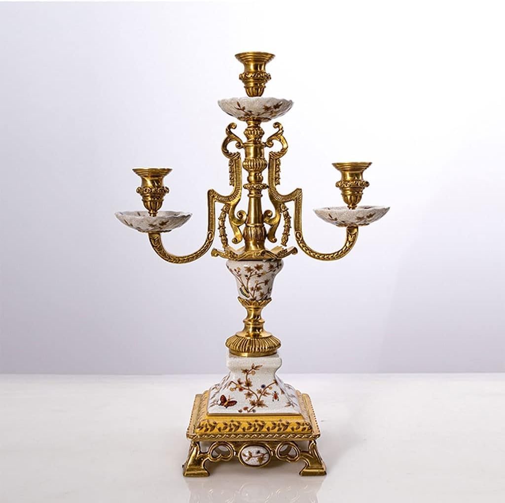 仏壇屋 滝田商店 【寺院用】獅子掛中口 火立 (ローソク立て・燭台