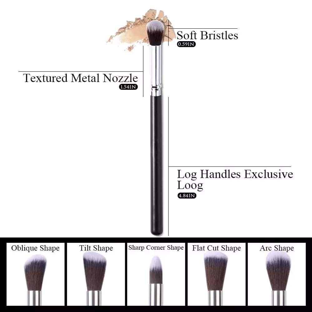 Make Up Brushes Set 10pcs Professional Foundation Eyeshadow Cosmetics Soft Synthetic Hair Gift Beauty Egg image 3