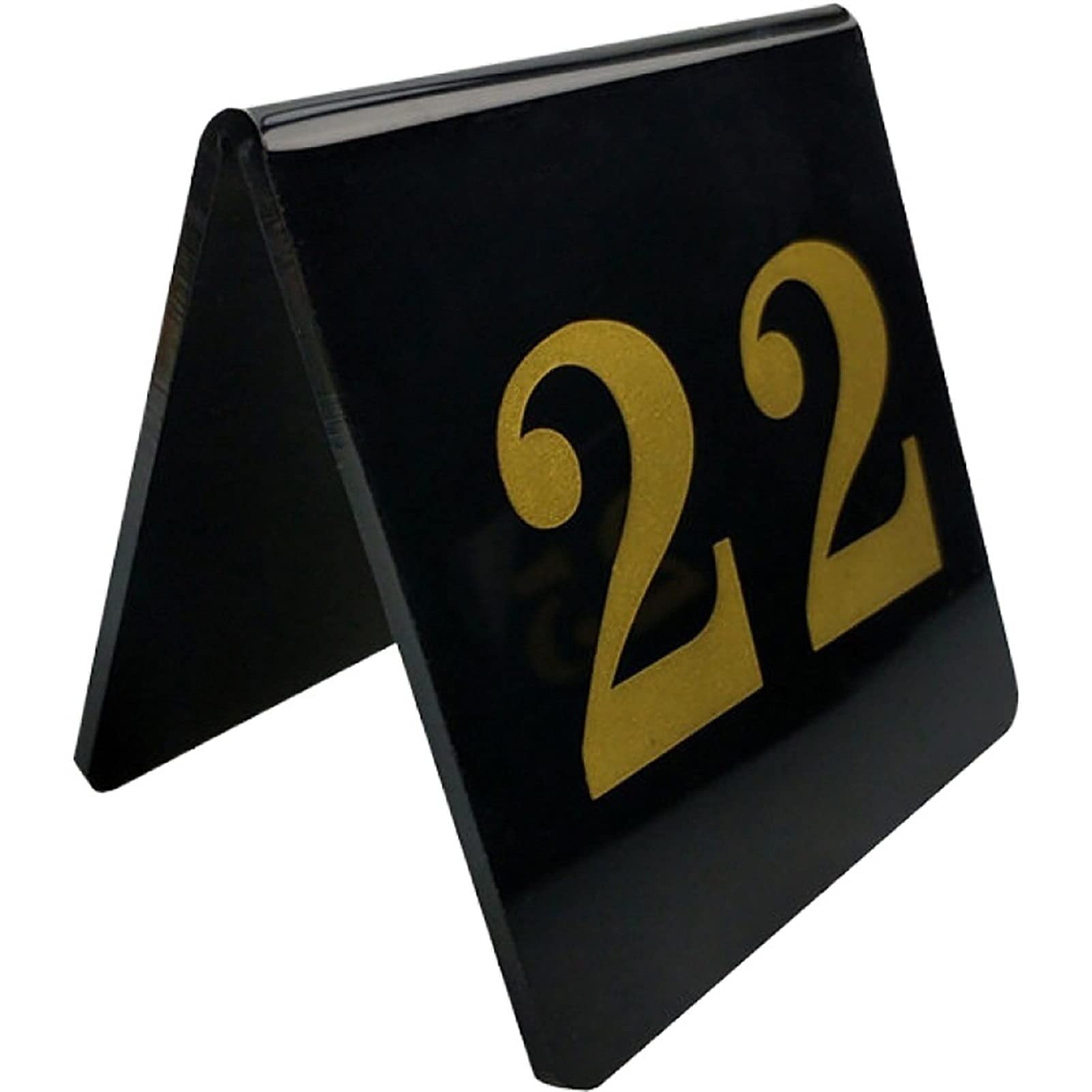 GTHTUHFD Acrylic Tent Table Numbers Place Cards,Table Numberss For Weddings, Double-Sided Table Numbers For Restaurant Cbar Seating,Birthday Anniversary Events Party+ 1-20/30/60/1,1 to 30 Black