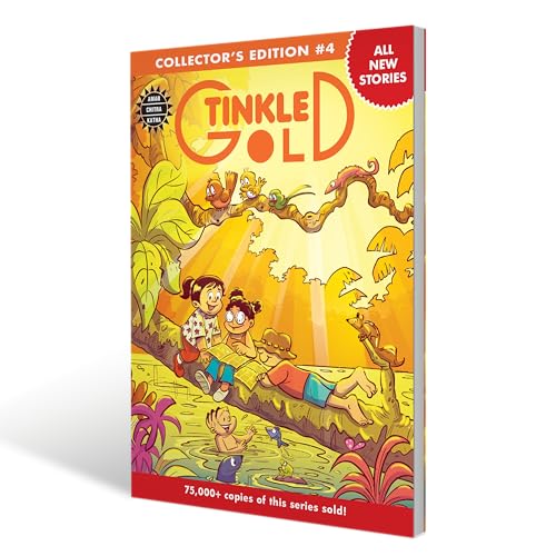 Image of Tinkle Gold 4 | Classic Indian Comics for Kids | Story Books for Ages 5-10 | Fun and Educational | Bestselling Gift for Children | Tinkle Collection