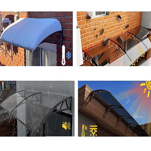 Abri de porte R insonorisée en polycarbonate Wate - 5
