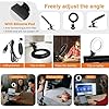 Ring-Light-Video-Conference-Lighting-Kit-3200k-6500K-Dimmable-Led-Clip-on-Computer-Monitor-Laptop-Phone-for-Content-Creator-YouTubeTikTokTwitch-MakeupConferenceSelfieVideoVlog Ring Light Video Conference Lighting Kit 3200k-6500K Dimmable Led Clip on Computer Monitor Laptop Phone for Content Creator (YouTube/TikTok/Twitch) Makeup,Conference,Selfie,Video,Vlog