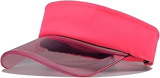 2025 - Visera transparente para mujer-fiesta sin hombros protección de color gorras de béisbol de moda gorra de béisbol La Cap Mujer