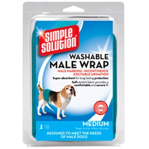 Simple Solution Washable Male Wrap, Medium by Bramton Company