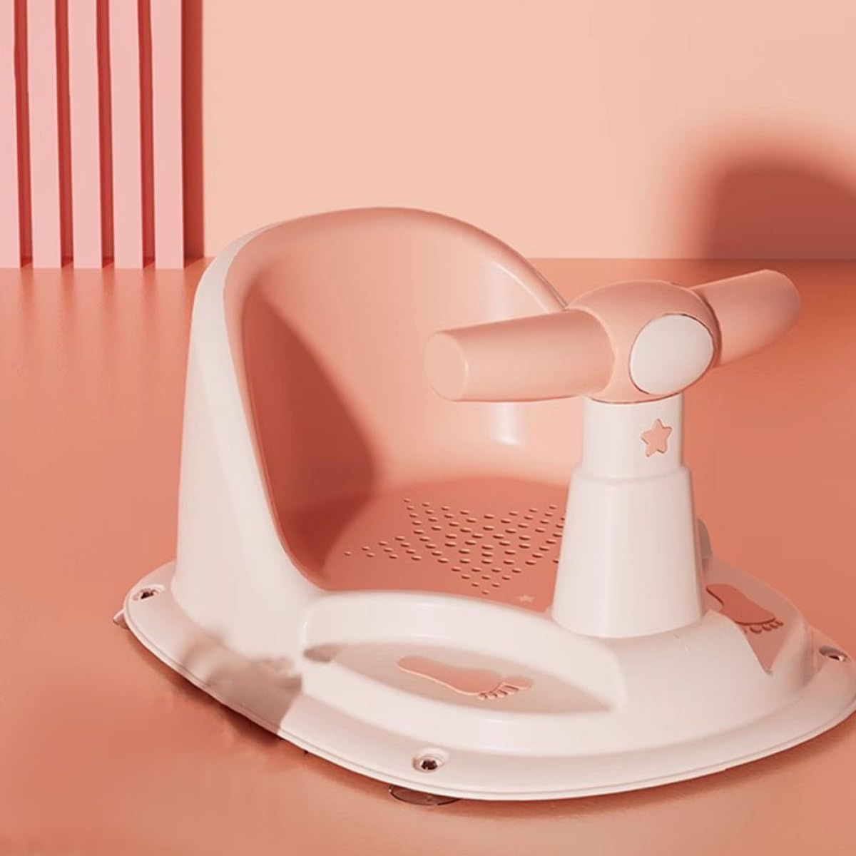 Hohopeti Asiento de Baño para Ñiño Diseño Antideslizante y Material Pp y Tpe, Seguro y Cómodo para Baño en Casa o Apartamento