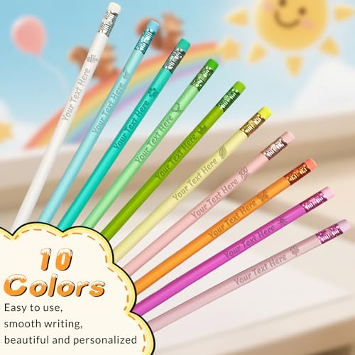 Lápices de colores personalizados set 10 piezas miniatura 2