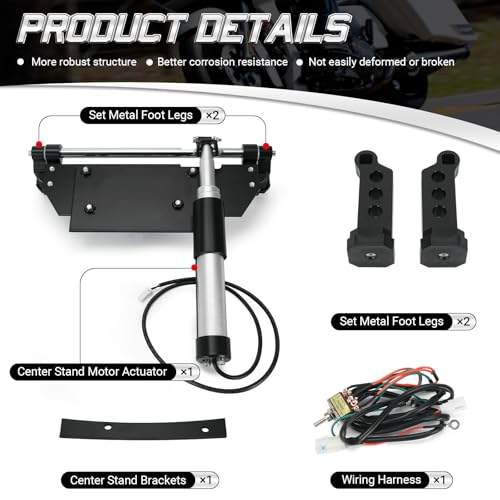 PTNHZ Electric Center Stand Kit for Harley Touring