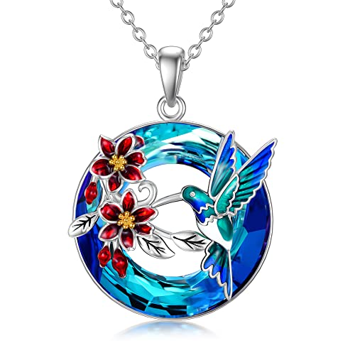 10 Silver Hummingbird Necklaces Delicate Jewelry for Nature Lovers