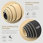 Gruper Yoga Mat Non Slip, 72"L x 24"W x 0.24"/0.32"TH, Anti-Tear Exercise Mat with Carrying Strap and Bag, Pro TPE Yoga Mats for Women, Workout Mats for Home, Pilates and Floor Exercises