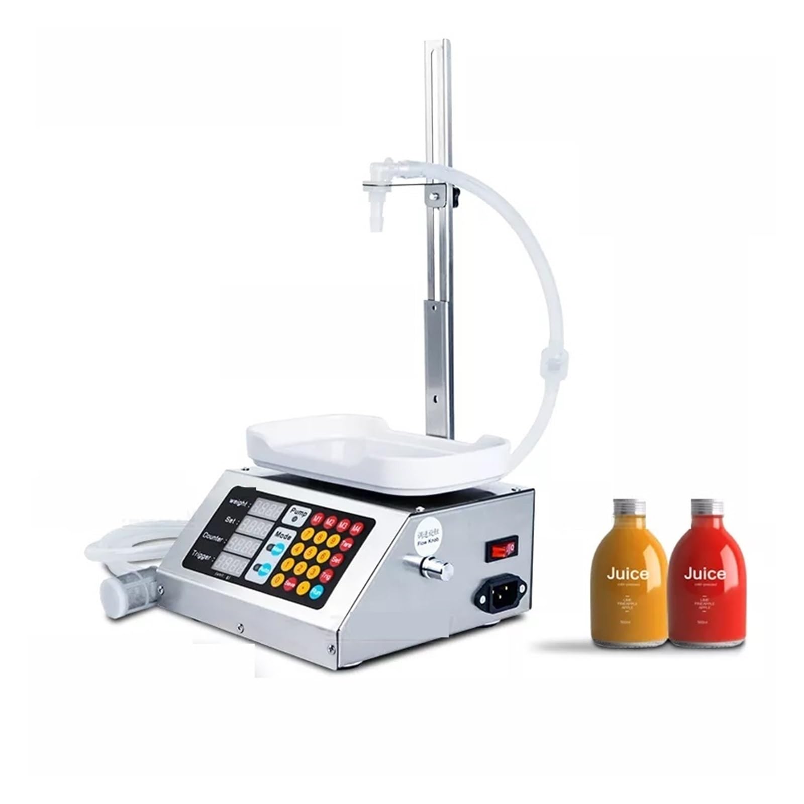 Filling Machine Semi Automatic Beverage Mineral Water Milk Drink Bottle Filler Perfume Liquid Weighting Filling Machine for Liquid and Paste